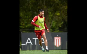 Zagueiro Marcos Rojo est� no centro de pol�mica na semifinal da Libertadores - Divulga��o / Estudiantes