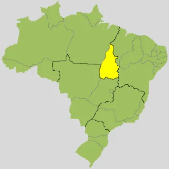 Mapa de Tocantins no Brasil - Walter Holden-Belmont/Wikimedia Commons