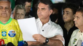 Fl�vio Bolsonaro, senador e candidato a presidente pelo PL