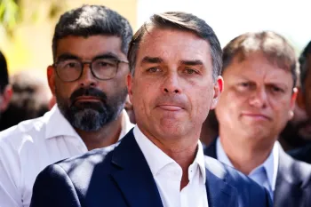 Senador e candidato derrotado � Presid�ncia, Fl�vio Bolsonaro (PL). Foto: WILTON JUNIOR/ESTAD�O CONTE�DO