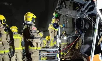 Acidente de trem Espanha / Reprodu��o/Instagram/@bombers