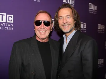 Micheal Kors and Hubby Lance LePere at the opening night of ?School Girls; Or The African Mean Girls Play? Bruce Glikas/Getty Images