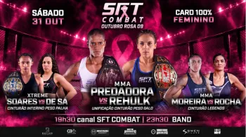 Atletas do evento SFT Combat Outubro Rosa 09