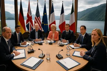 G7 se re�ne para discutir economia global e mudan�as clim�ticas