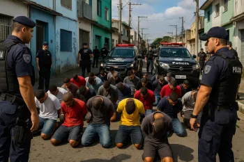 Opera��o policial em S�o Paulo resulta na pris�o de 150 suspeitos de tr�fico