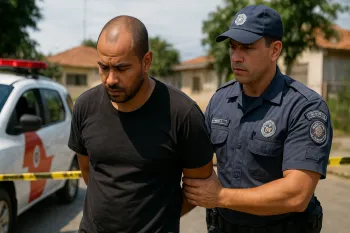 Seguran�a � preso ap�s crime brutal no Campo Limpo, levantando preocupa��es sobre a viol�ncia contra a mulher e seguran�a p�blica em SP.