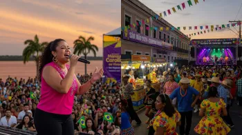 Ana Carolina se apresenta em Manaus, enquanto festas juninas aquecem o Nordeste com ritmo e sabor, celebrando a cultura brasileira.