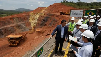 Nova onda de investimentos em minerais cr�ticos destaca o Brasil no cen�rio global, buscando mitigar impactos econ�micos.