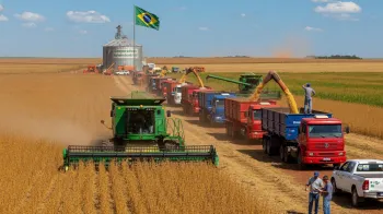 Safra recorde de gr�os no Brasil em 2026: destaque para soja, milho e inova��es em tecnologia sustent�vel no campo.