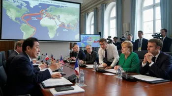 L�deres do G7 se re�nem para discutir tens�es geopol�ticas e com�rcio global, enquanto conflitos aumentam no Oriente M�dio.