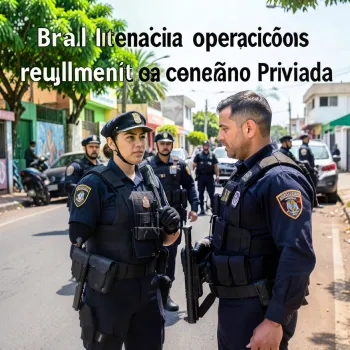 Opera��es policiais em destaque no Brasil, com �nfase na seguran�a p�blica e protagonismo feminino nas for�as de seguran�a.