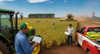 Safra recorde de soja e milho no Brasil: inova��es tecnol�gicas e desafios clim�ticos em 2026.
