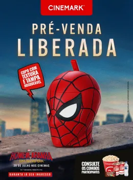 Copo colecion�vel do Homem-Aranha em parceria com M&Ms