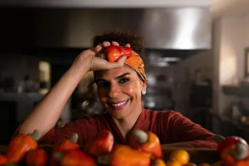 Chef Ariani Malouf, do restaurante Mahalo, em Cuiab�.