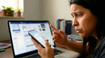 Foto ilustrativa: An�ncios e e-mails falsos tentam enganar quem busca renegociar d�vidas (IA)