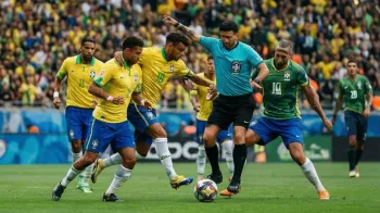 Foto ilustrativa: VozDaBahia #CBF #Arbitragem #FutebolBrasileiro #Brasileir�o #VAR #RegrasDoFutebol #Futebol #Esporte #Brasil (IA)