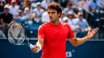 Foto ilustrativa: Jo�o Fonseca estreia no Masters 1000 de Cincinnati contra holand�s neste domingo (IA)