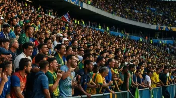 Foto ilustrativa: Futebol brasileiro: paix�o que une ou exp�e divis�es sociais e pol�ticas (IA)