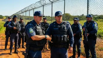Foto ilustrativa: Opera��o internacional refor�a seguran�a nas fronteiras entre Argentina, Brasil e Paraguai (IA)