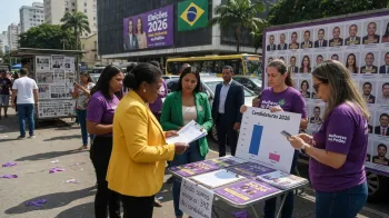 Resumo do Dia: Mulheres ainda s�o minoria nas candidaturas pol�ticas no Brasil - 21 de agosto de 2026
