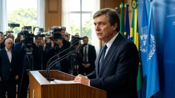 Foto ilustrativa: Presidente do TPI alerta para fim do Estado de direito no mundo (IA)