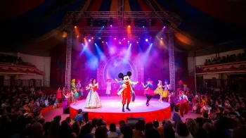 Foto ilustrativa: Disney Magic Show retorna a Varginha no American Circus (IA)