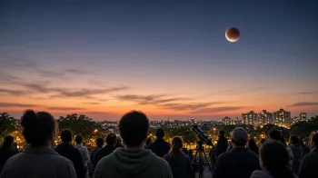 Foto ilustrativa: Eclipse lunar ser� atra��o de evento gratuito em Crici�ma (IA)