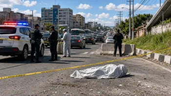 Foto ilustrativa: Tiroteio fecha Avenida Brasil e mata policial civil em Guadalupe (IA)