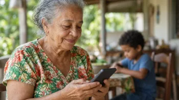 Foto ilustrativa: Idosos quase 75% usam internet e acesso de crian�as cai, aponta IBGE (IA)