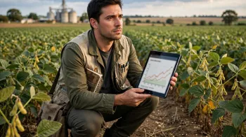 Foto ilustrativa: Safra EUA acende alerta sobre produtividade com dados do Pro Farmer e mercado em Chicago renova m�ximas na soja (IA)