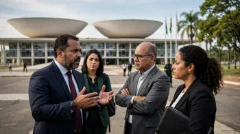 Foto ilustrativa: An�lise: Congresso trava pautas de interesse do governo Lula (IA)