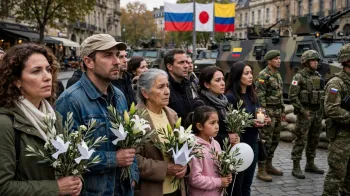 Foto ilustrativa: Dia da Paz contrasta com escalada militar de R�ssia, Jap�o e Col�mbia (IA)