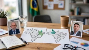 Foto ilustrativa: Quaest: Lula lidera no Maranh�o e Fl�vio Bolsonaro no Acre (IA)