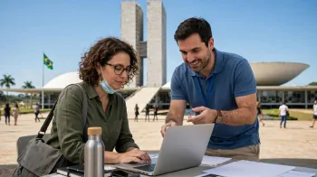 Foto ilustrativa: Novo site facilita agendamento de visitas ao Congresso (IA)