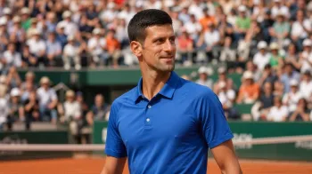 Foto ilustrativa: Novak's back in a place he loves (IA)