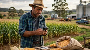 Foto ilustrativa: Boa Tarde Agro - Estoques do USDA surpreendem para cima e pressionam milho... (IA)