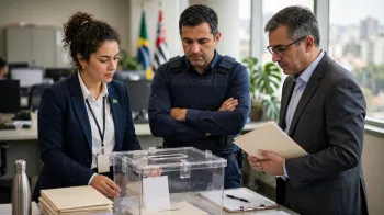 Foto ilustrativa: TRE-SP garante vota��o segura at� totaliza��o em Elei��es 2026 (IA)