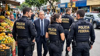 Foto ilustrativa: Com campanha nas ruas, PF refor�a seguran�a de presidenci�veis (IA)
