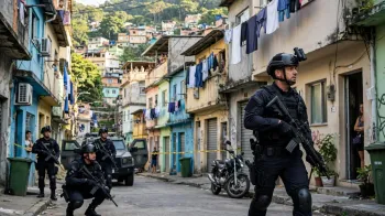 Foto ilustrativa: Opera��o mira Comando Vermelho na zona Sudoeste do Rio de Janeiro (IA)
