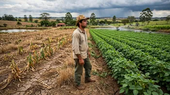 Foto ilustrativa: El Ni�o mais forte eleva riscos e oportunidades no agroneg�cio (IA)