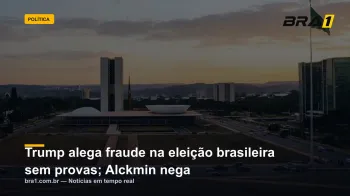 Foto ilustrativa: Trump alega fraude na elei��o brasileira sem provas; Alckmin nega (IA)