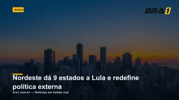 Foto ilustrativa: Nordeste d� 9 estados a Lula e redefine pol�tica externa (IA)