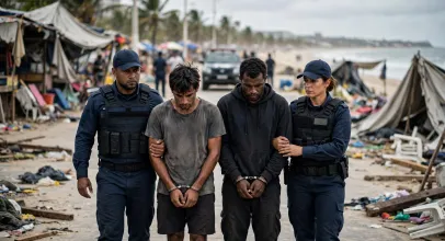 Dupla � presa por matar mulher em situa��o de rua na Praia do Futuro com agress�es