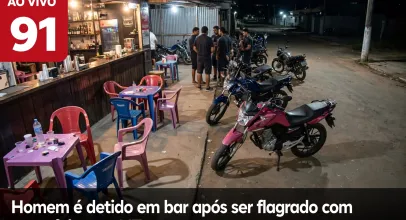 Homem que fingia ser policial � preso com pistola falsa em bar no interior de Mato Grosso