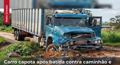 Batida entre carro e caminh�o na BR-163 termina com duas mortes em Sinop