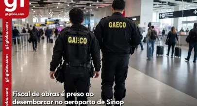 Fiscal de obras � preso ao chegar de f�rias no Caribe: homem era alvo de opera��o por corrup��o em MT