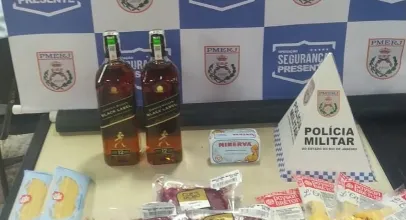 Homem � preso ao tentar roubar bebida e comida cara de mercado em bairro nobre do Rio