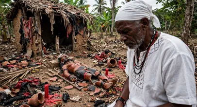 Terreiro em Santo Amaro � alvo de ataques racistas e religi�o � destru�da