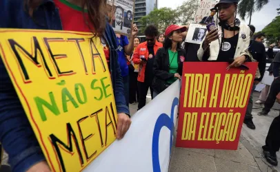 Justi�a obriga Meta a apagar posts que incitavam demiss�o por voto pol�tico