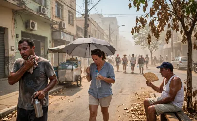 Calor extremo: Term�metros batem 40�C no Centro-Oeste, Sudeste e Sul